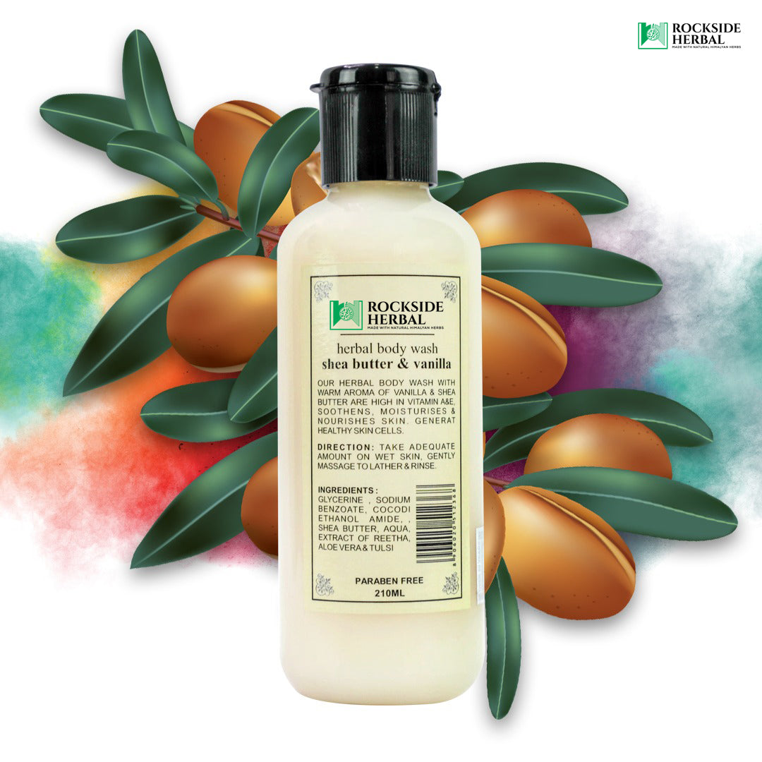 Herbal Body Wash Shea Butter & Vanilla