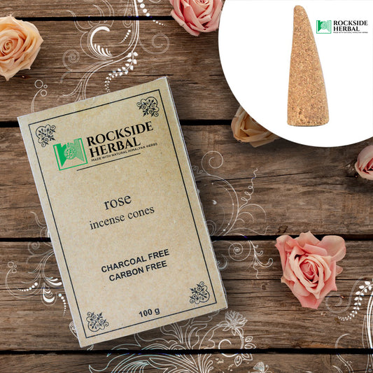 Natural Incense Cone Rose