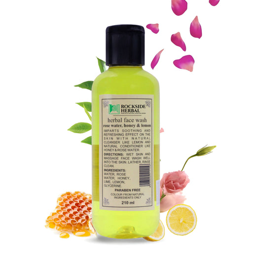 Herbal Face Wash Rose Water Honey